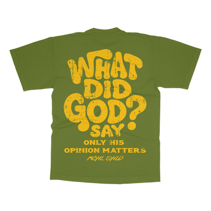 What Did God Say?